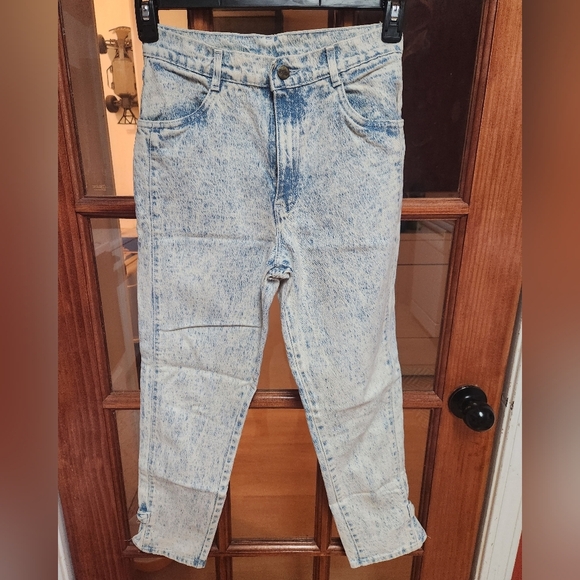 Chic Acid Wash Blue Jeans - Picture 1 of 6